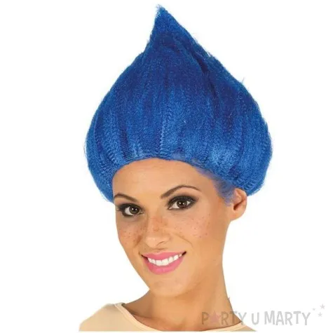 peruka party troll niebieska guirca