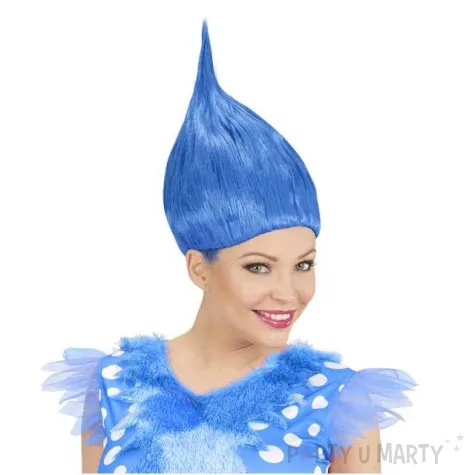 peruka party troll niebieska widmann