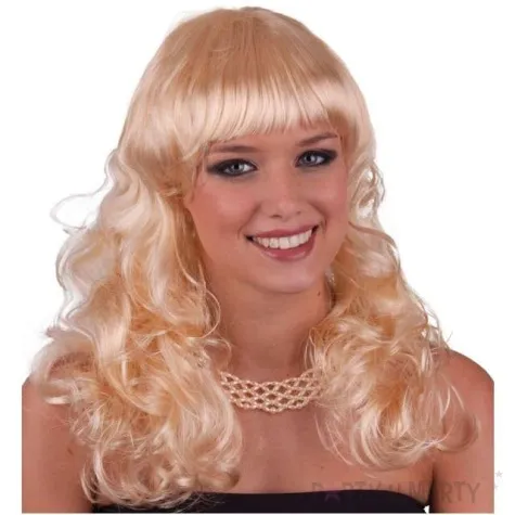 peruka party urocze loczki blond funnyfashion