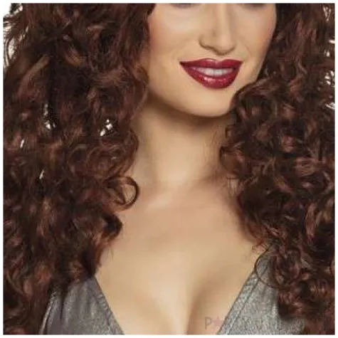 peruka party veronica dlugie loki brazowe boland