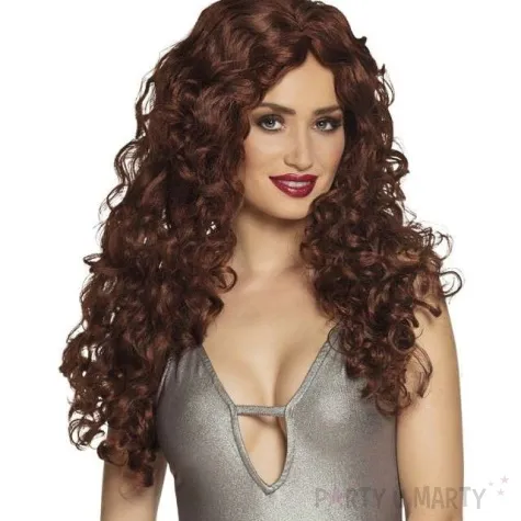 peruka party veronica dlugie loki brazowe boland