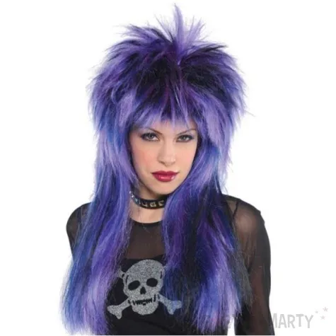 peruka party violet rock amscan
