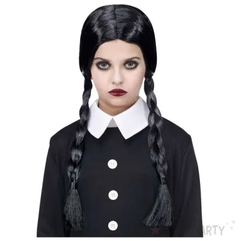 peruka party wednesday addams czarna widmann