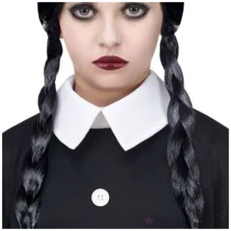 peruka party wednesday addams czarna widmann