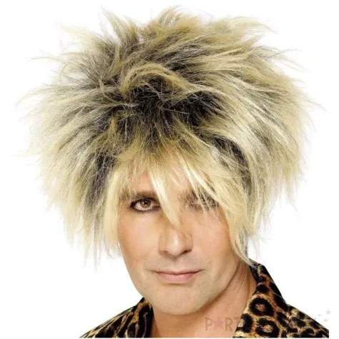 peruka party wild boy blond smiffys