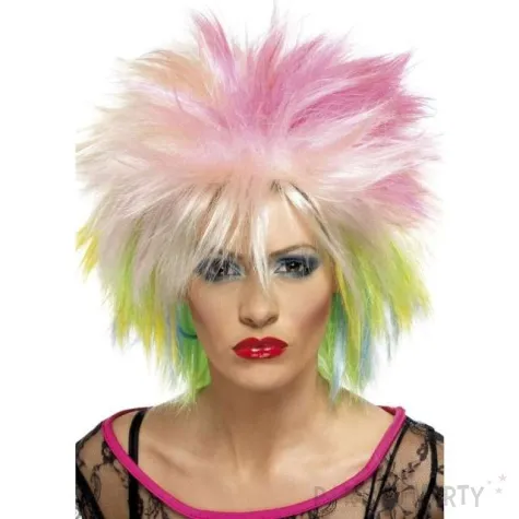 peruka punk lata 80 mix smiffys
