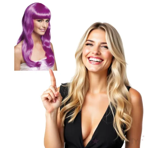 peruka syrena fioletowa boland