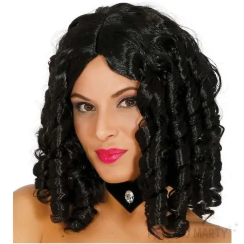 peruki party esmeralda czarna guirca