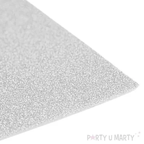 pianka brokat classic srebrna 20x30 cm czakos