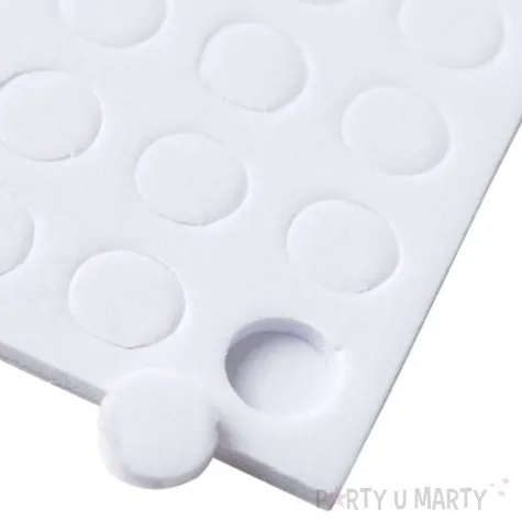 pianka samoprzylepna kropki do mocowania czakos 6 mm 100 szt