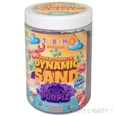 piasek dynamiczny fioletowy tuban 1 kg