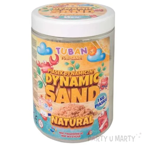 piasek dynamiczny naturalny tuban 1 kg