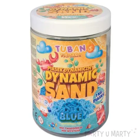 piasek dynamiczny niebieski tuban 1 kg