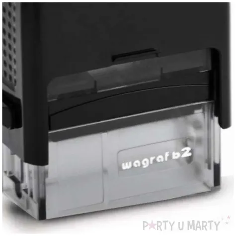 pieczatka z napisem zaplacono gotowka monety czarna 38 x 14 mm