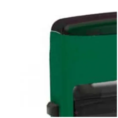 pieczatka z napisem zaplacono gotowka zielona 38 x 14 mm