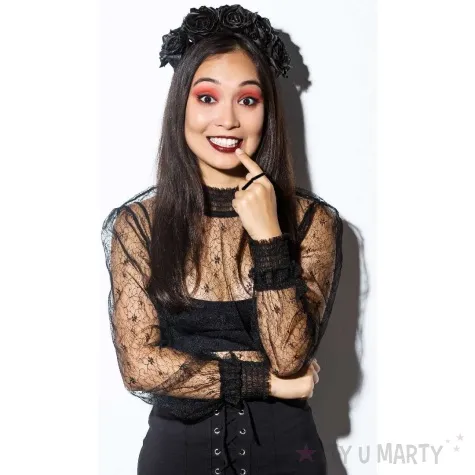 pierscionki punk rock czarny rozm s m 4 szt