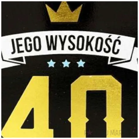 piersiowka royal jego wysokosc 40 urodziny pan dragon 177 ml