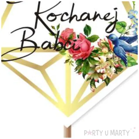 pik ozdobny dla kochanej babci 24 cm