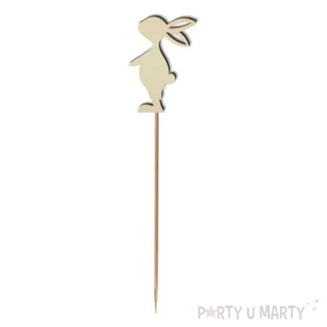 pik ozdobny kroliczek chlopczyk drewno 24 cm
