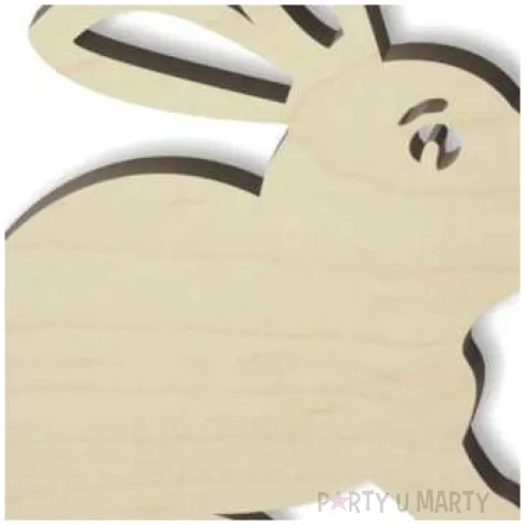 pik ozdobny kroliczek kicek drewno 23 cm