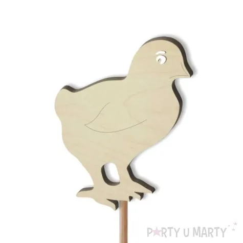 pik ozdobny kurczak drewno 24 cm