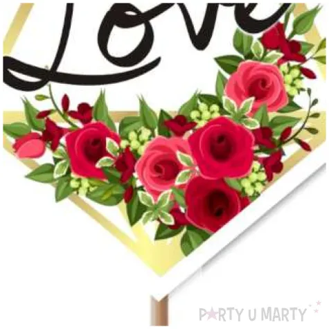 pik ozdobny love 24 cm