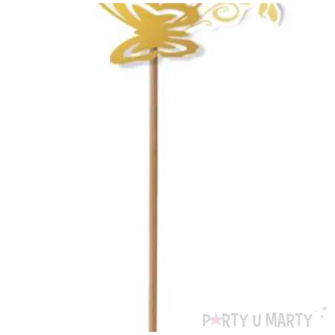 pik ozdobny motyle 3d w dniu slubu 24 cm