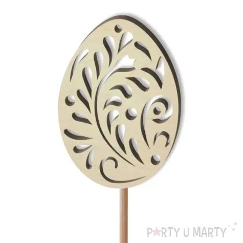 pik ozdobny pisanka lisciasta drewno 23 cm