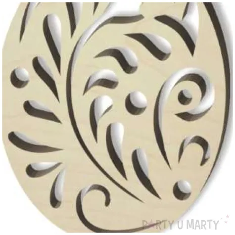 pik ozdobny pisanka lisciasta drewno 23 cm