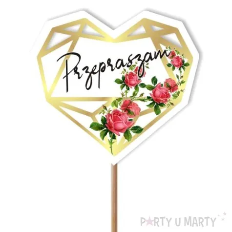 pik ozdobny przepraszam 24 cm