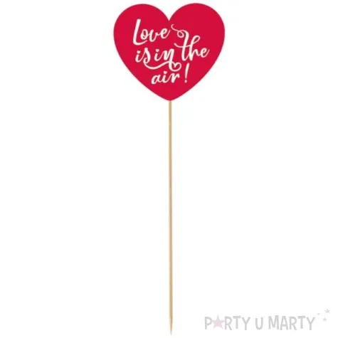 pik ozdobny serce love is in the air czerwony godan 30 cm