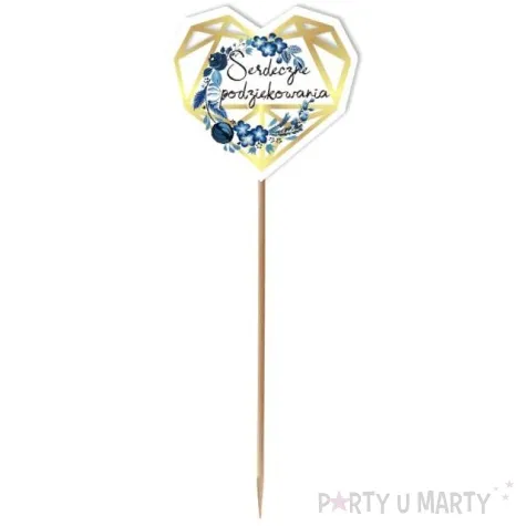 pik ozdobny serdeczne podziekowania 24 cm