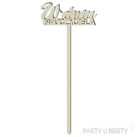 pik ozdobny w dniu nauczyciela drewno 23 cm