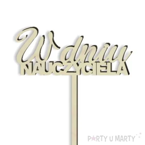 pik ozdobny w dniu nauczyciela drewno 23 cm