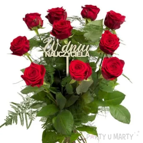 pik ozdobny w dniu nauczyciela drewno 23 cm