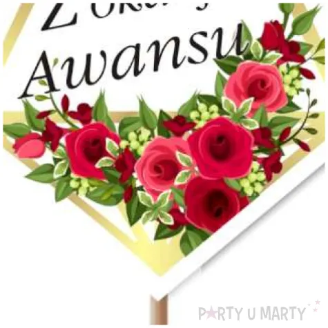 pik ozdobny z okazji awansu 24 cm