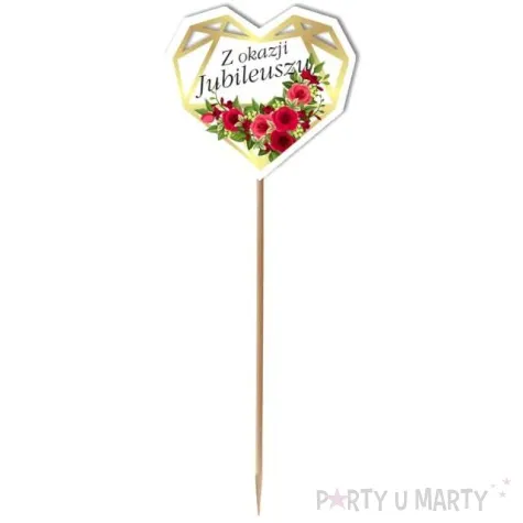 pik ozdobny z okazji jubileuszu 24 cm