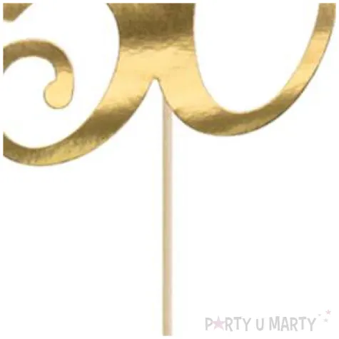 piker liczba 50 zloty partydeco 20 5 cm