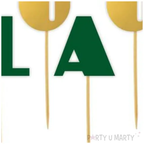 pikery 100 lat zloto zielone 6 szt