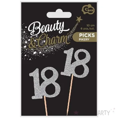 pikery 18 urodziny classic srebrne godan