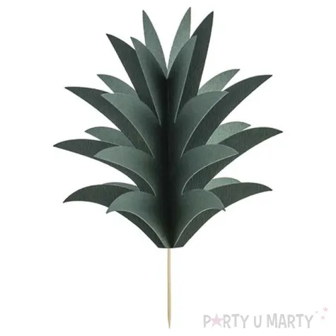 pikery aloha ananasy partydeco 16 5cm 6 szt