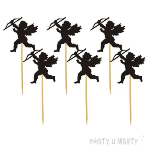 pikery amor z lukiem czarne 6 szt