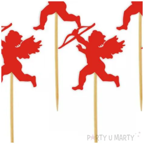 pikery amor z lukiem czerwone 6 szt