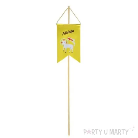 pikery choragiewka wielkanocny baranek z flaga zolta arpex