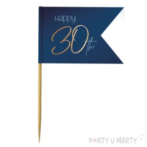 pikery choragiewki 30 granatowe folat 36 szt