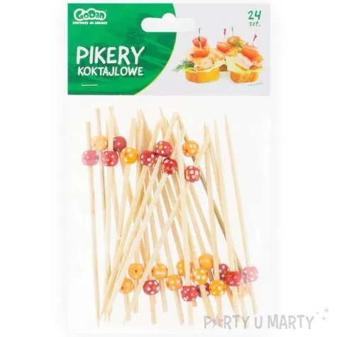 pikery drewniane kuleczki mix godan 24 szt