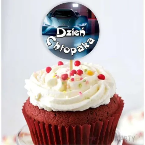 pikery dzien chlopaka auto granatowe 6 szt