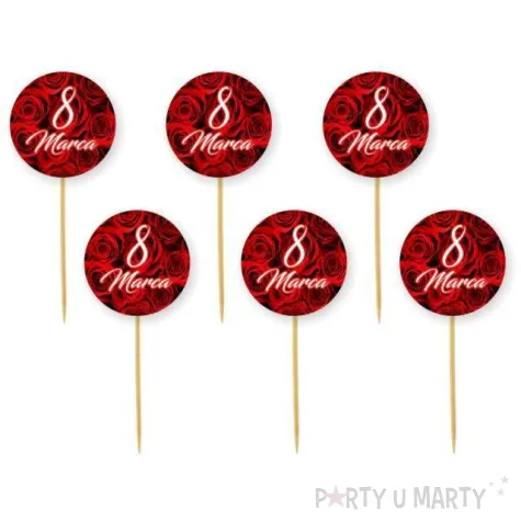 pikery dzien kobiet 8 marca 6 szt