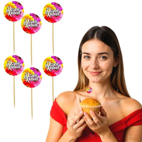 pikery dzien kobiet gerbery mix 6 szt