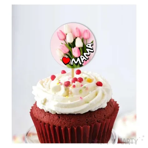 pikery dzien matki mama i tulipany 6 szt